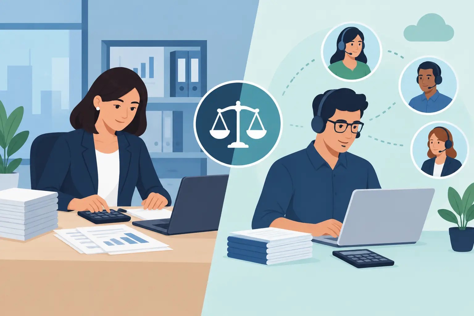 Contabilidade interna versus terceirizada: qual vale mais?